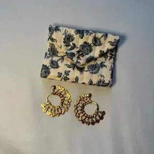 Sezane | Jewelry | Anneaux Tia Szane Gold Hoop Earrings And